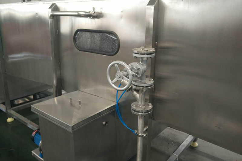 Pasteurizador de pulverização para latas de garrafas (6)